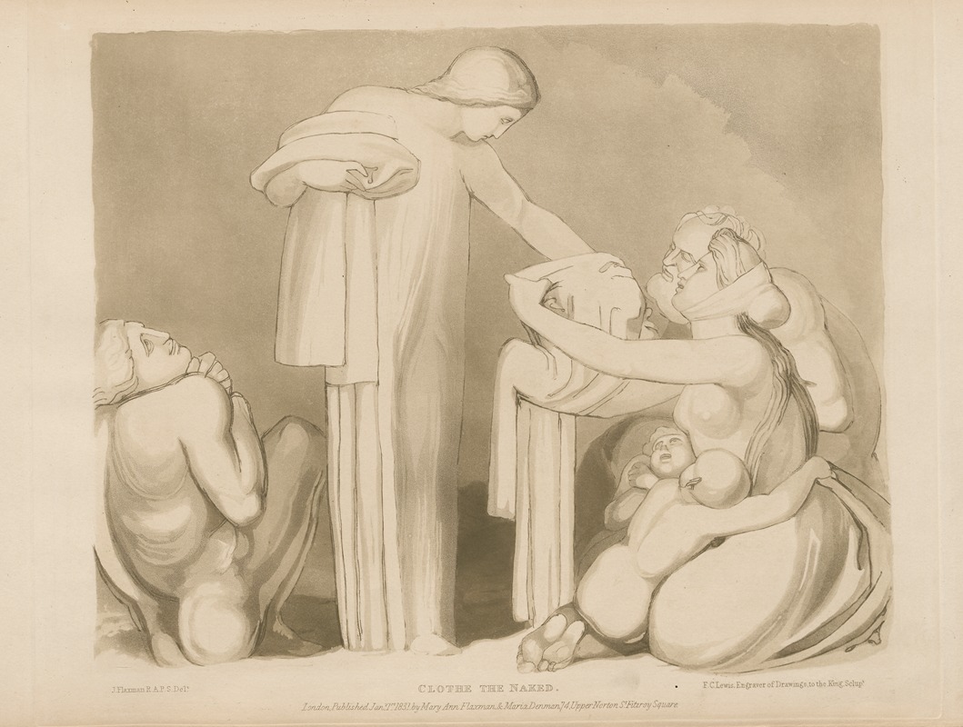 John Flaxman - Clothe the naked