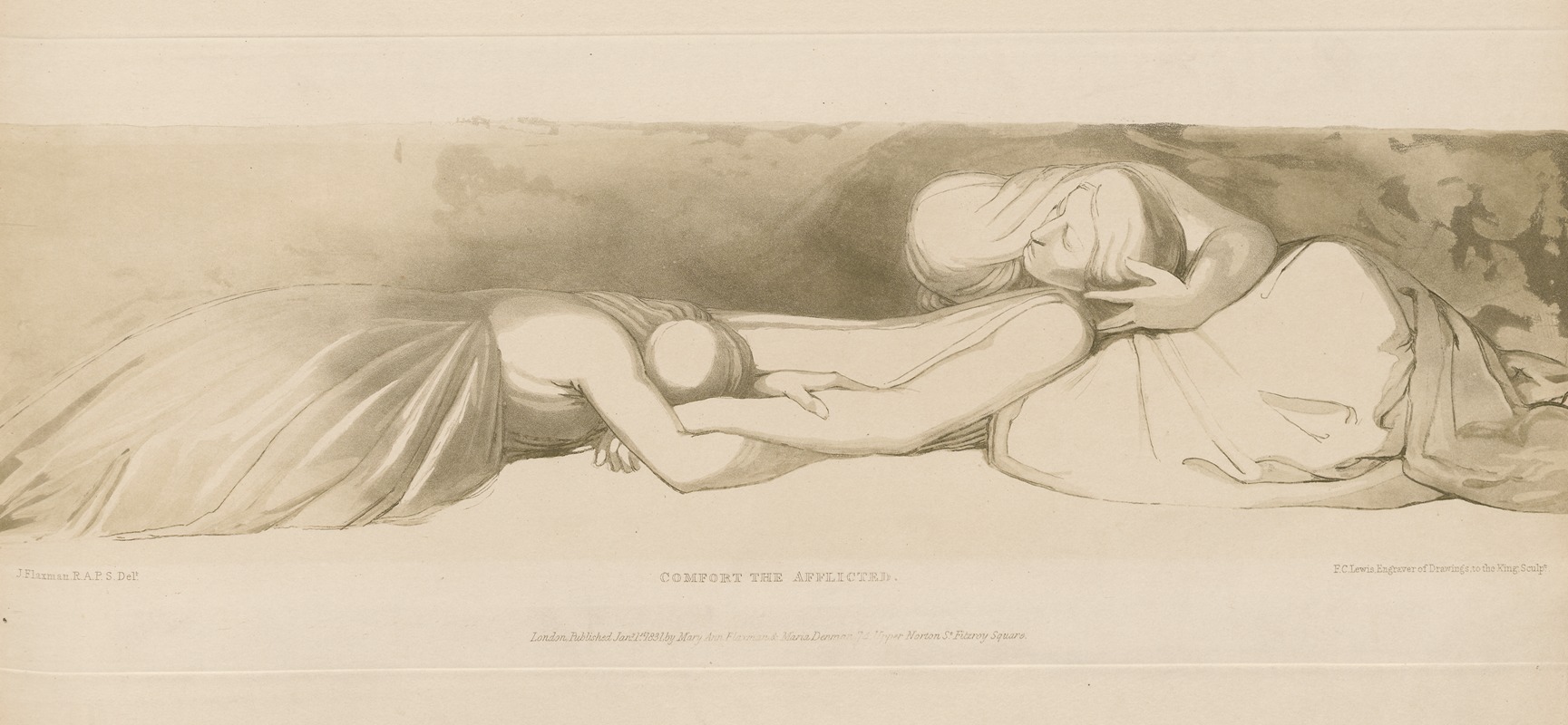 John Flaxman - Comfort the afflicted