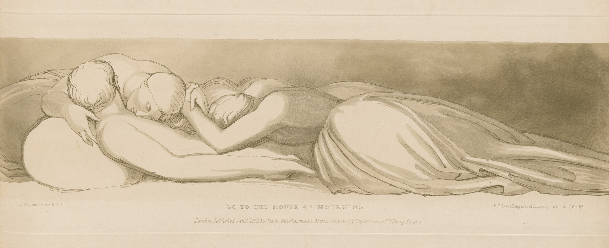 John Flaxman - Go to the House of Mourning