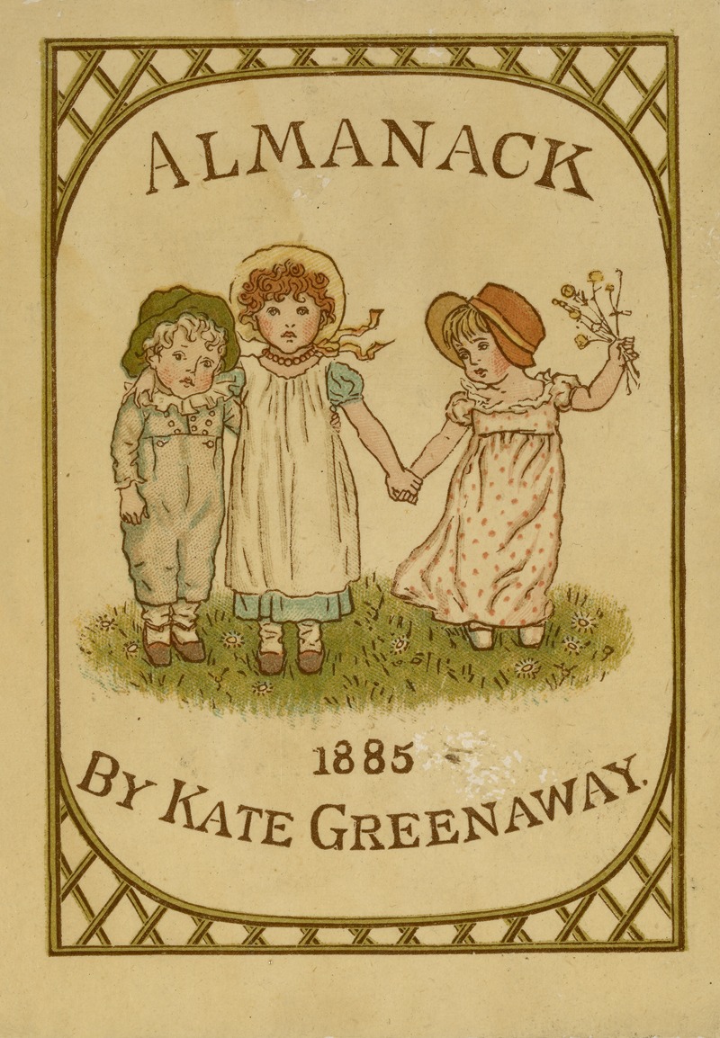 Kate Greenaway - Almanack for 1885