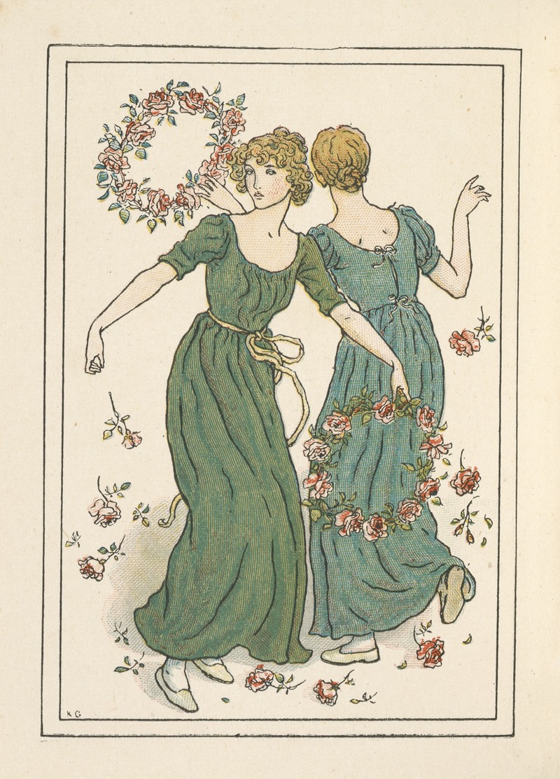 Kate Greenaway - Almanack for 1892 – Frontispiece