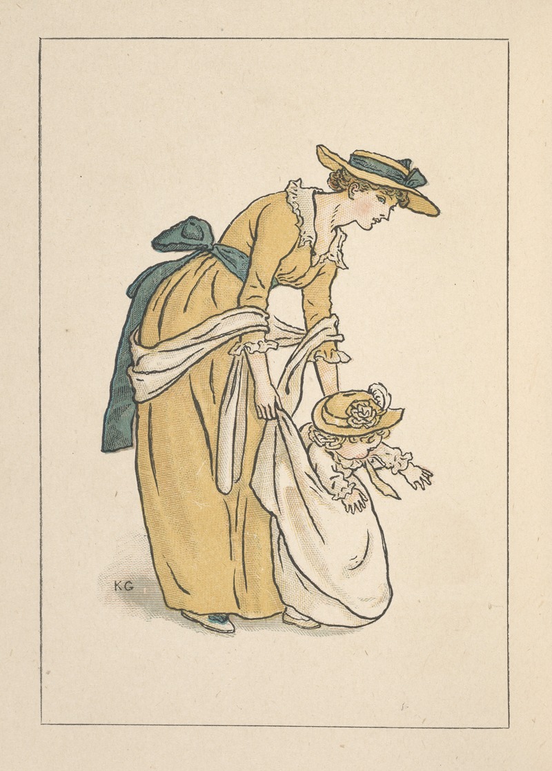 Kate Greenaway - Almanack for 1893 – Frontispiece