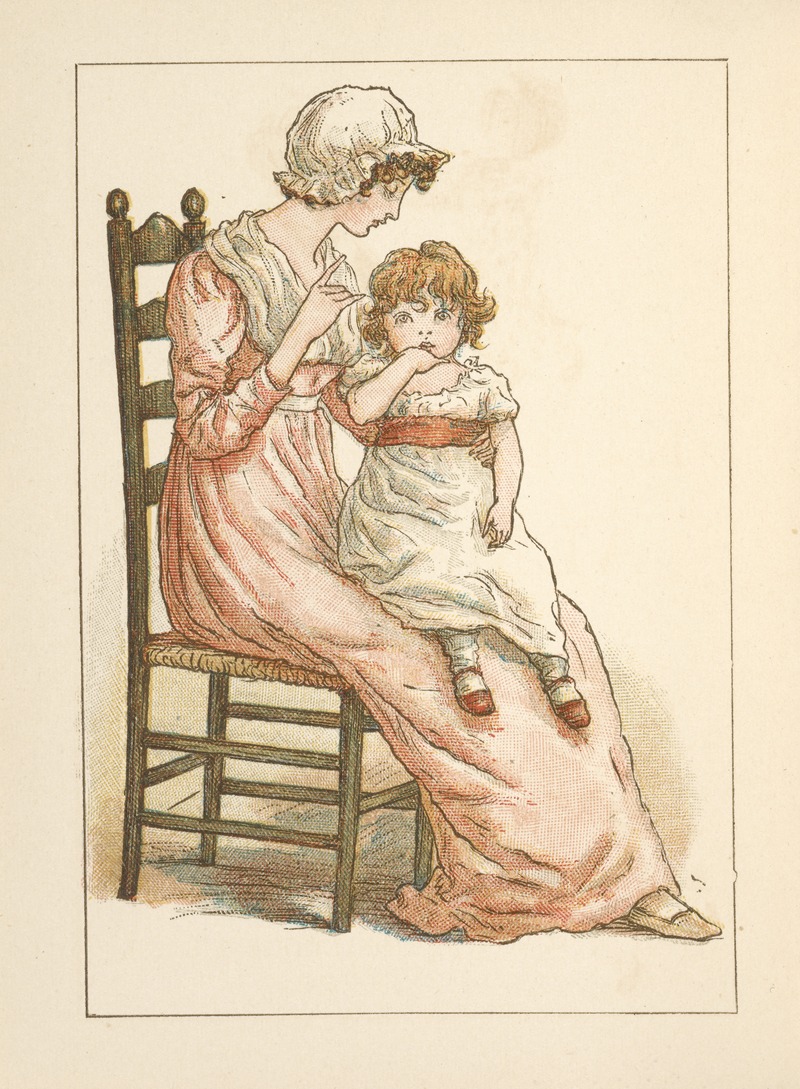 Kate Greenaway - Almanack for 1895 – Frontispiece