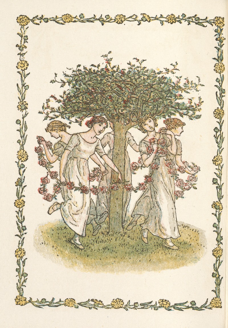 Kate Greenaway - Almanack for 1897 – Frontispiece