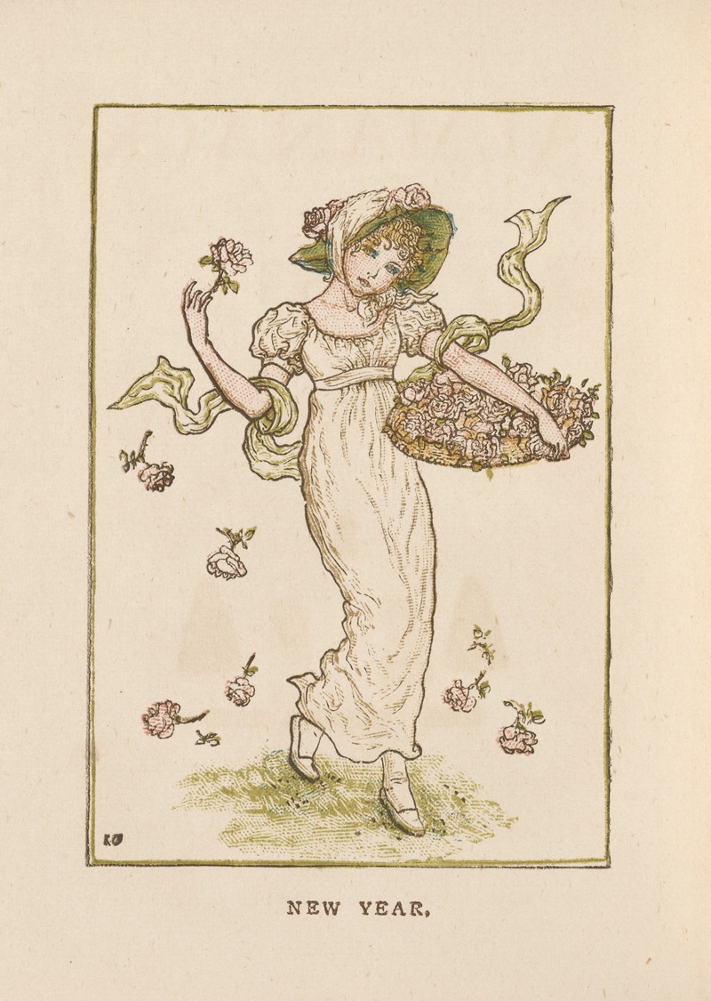 Kate Greenaway - New Year