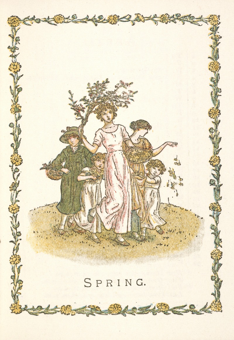 Kate Greenaway - Spring