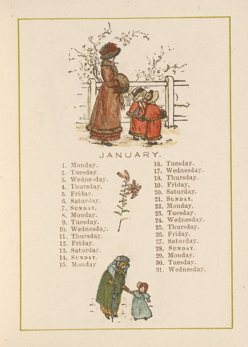 Kate Greenaway - January