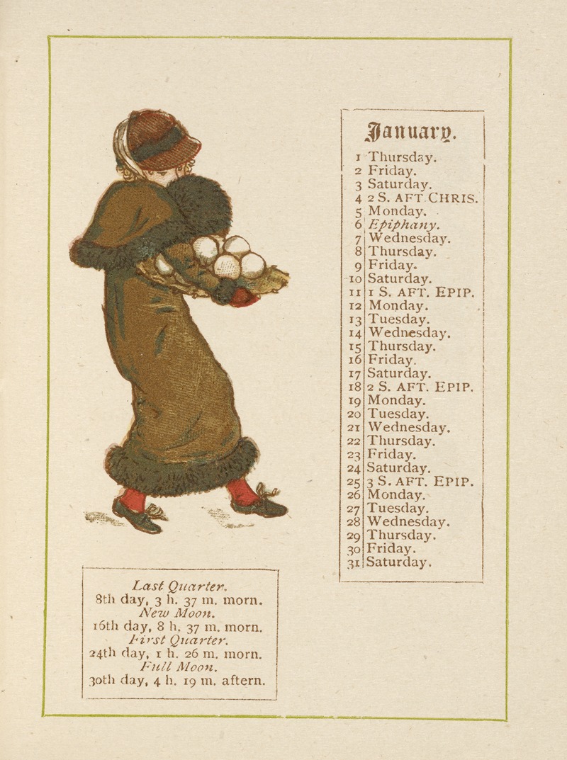 Kate Greenaway - January