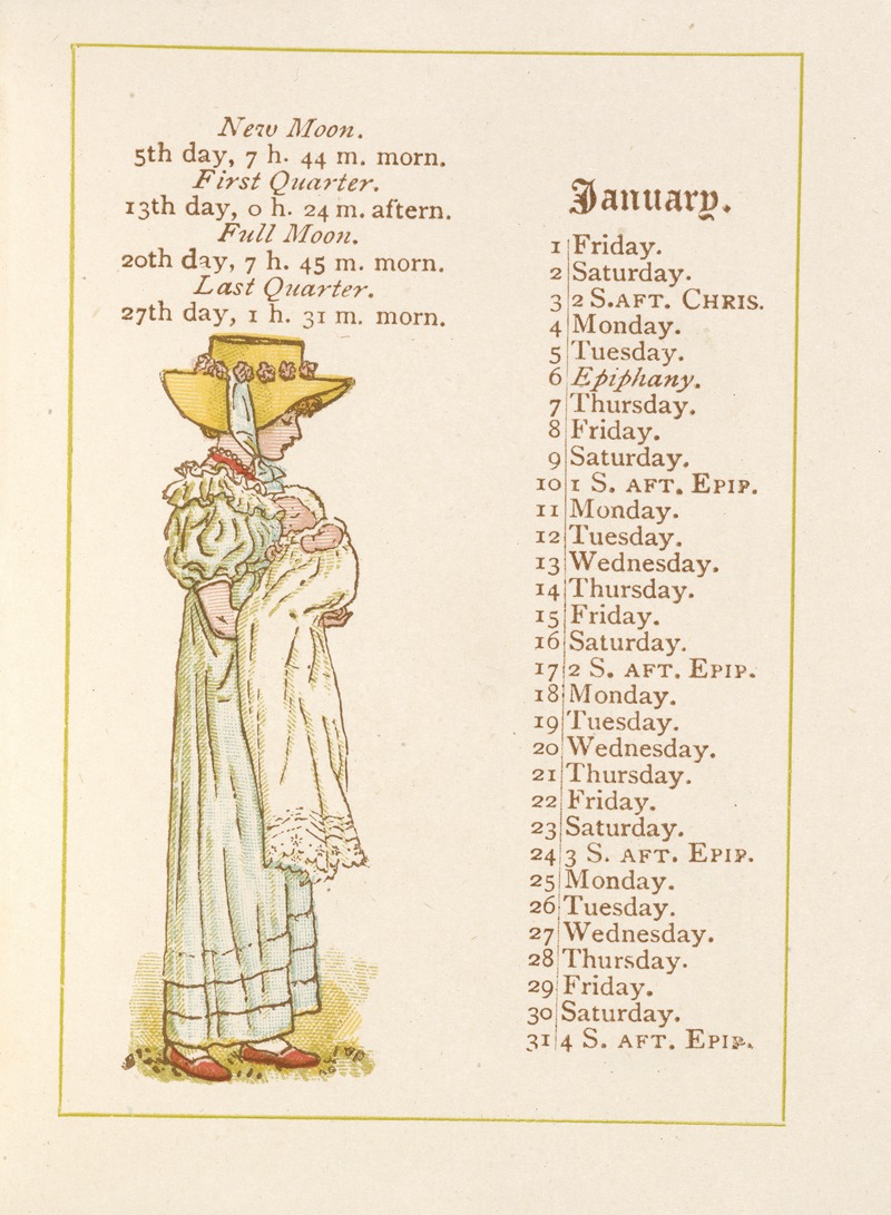 Kate Greenaway - January