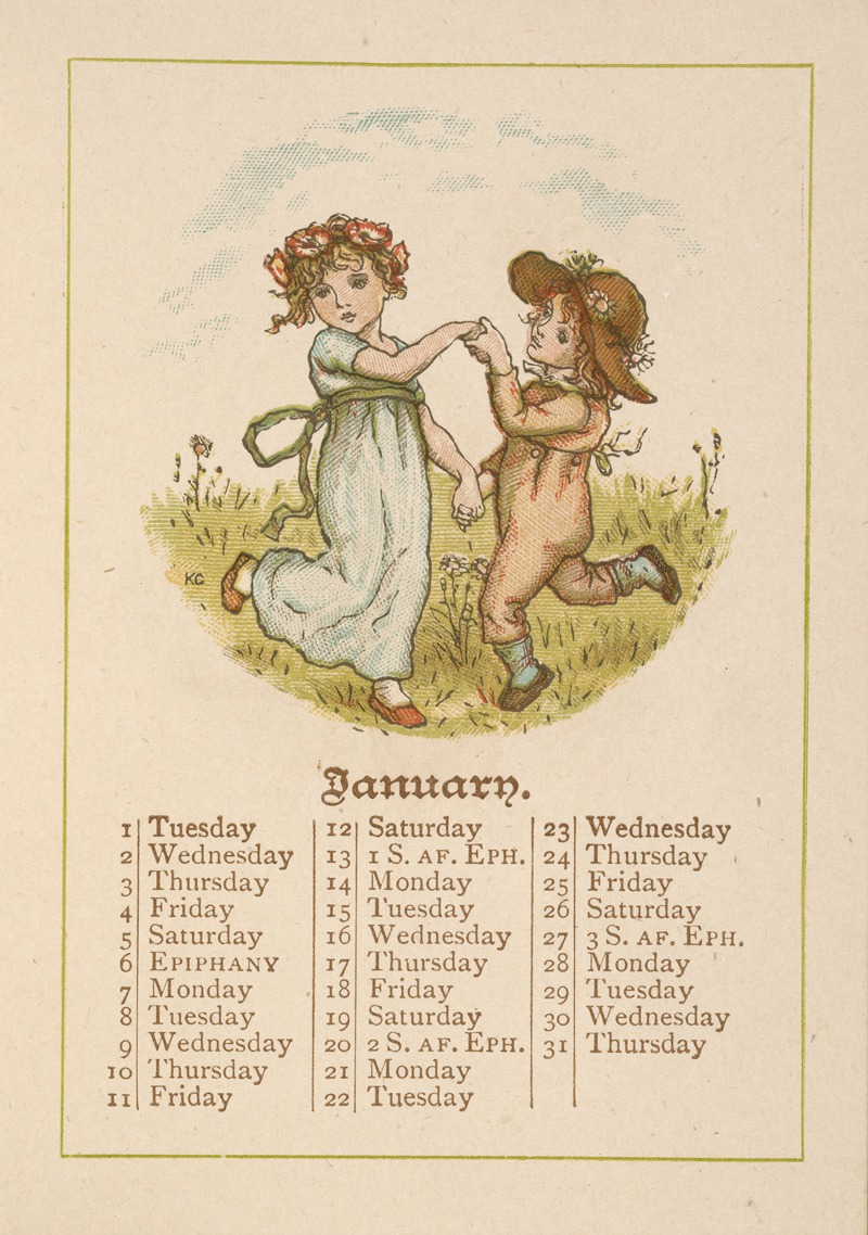 Kate Greenaway - January