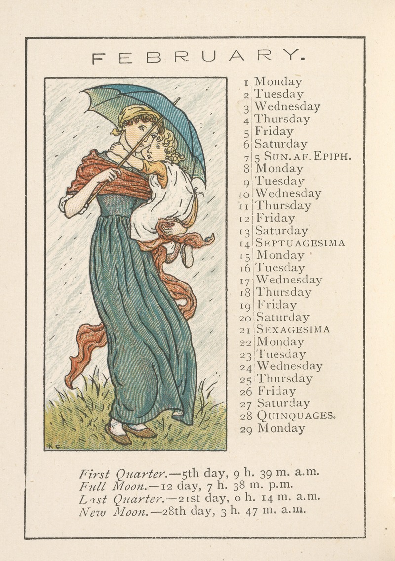 Kate Greenaway - February