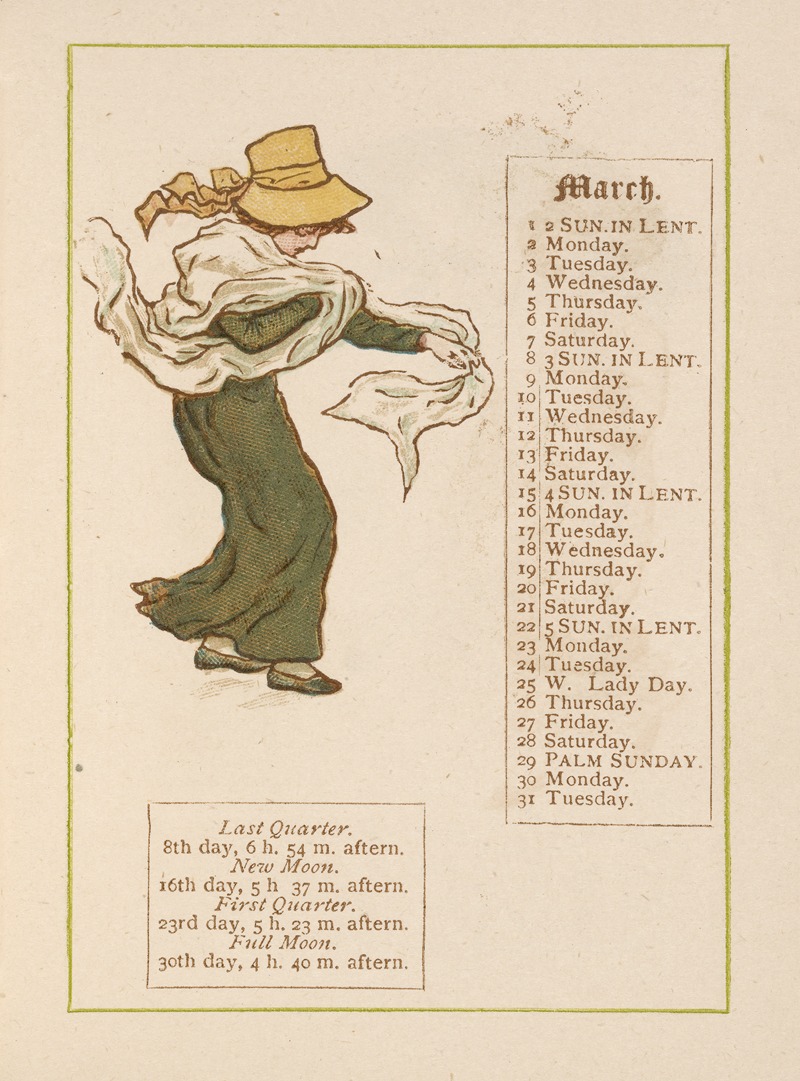 Kate Greenaway - March