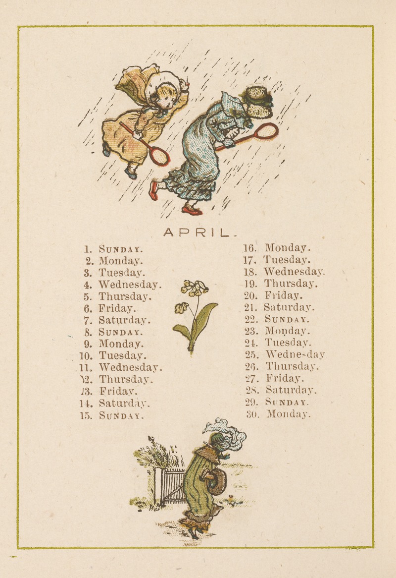 Kate Greenaway - April