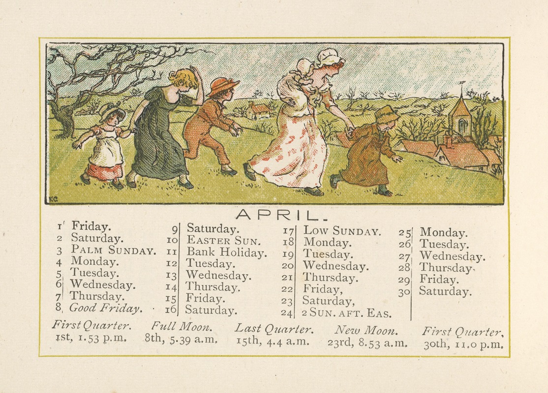 Kate Greenaway - April