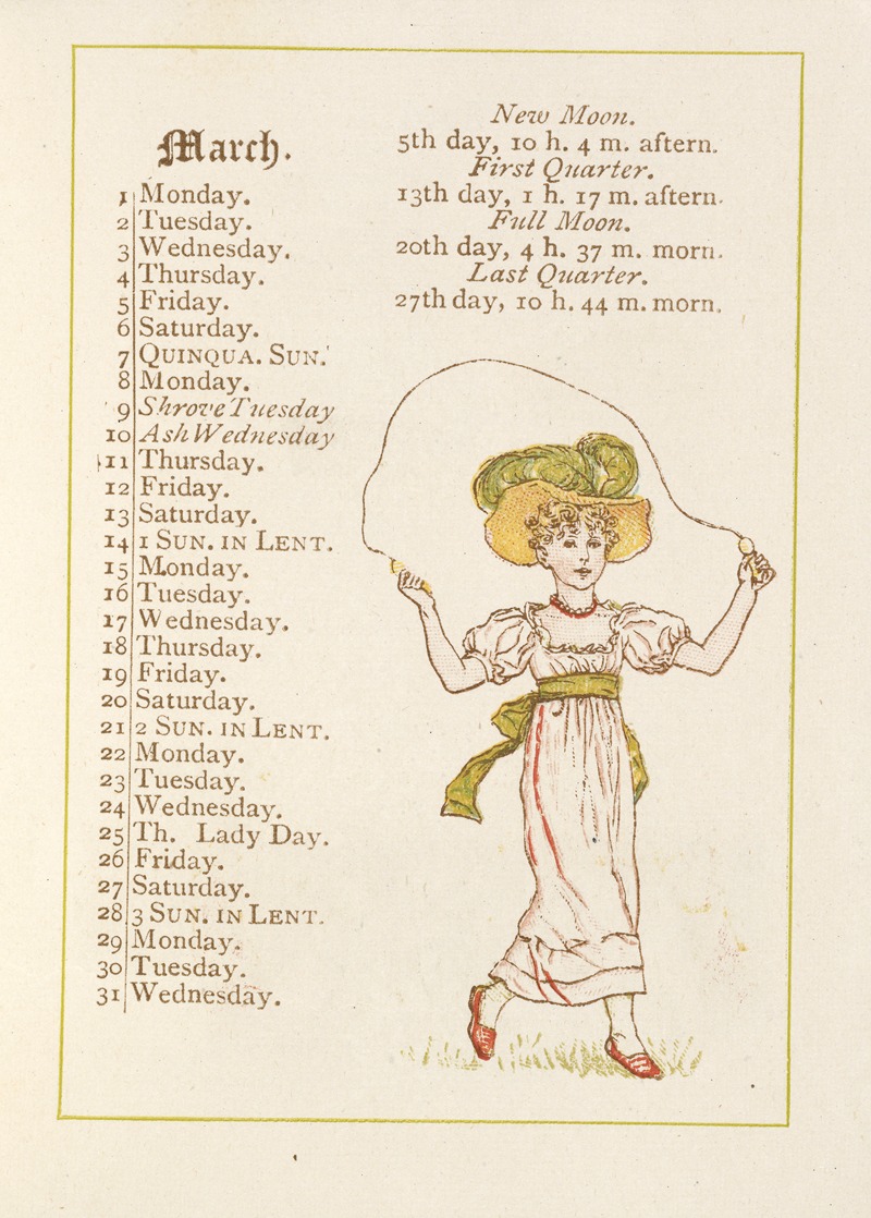 Kate Greenaway - March