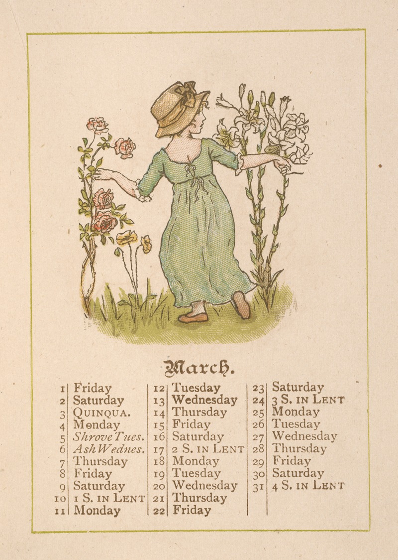 Kate Greenaway - March