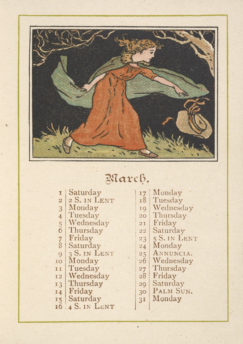 Kate Greenaway - March