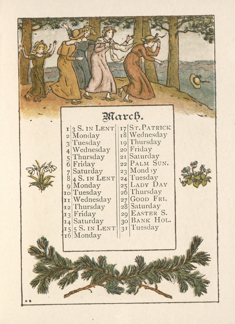 Kate Greenaway - March