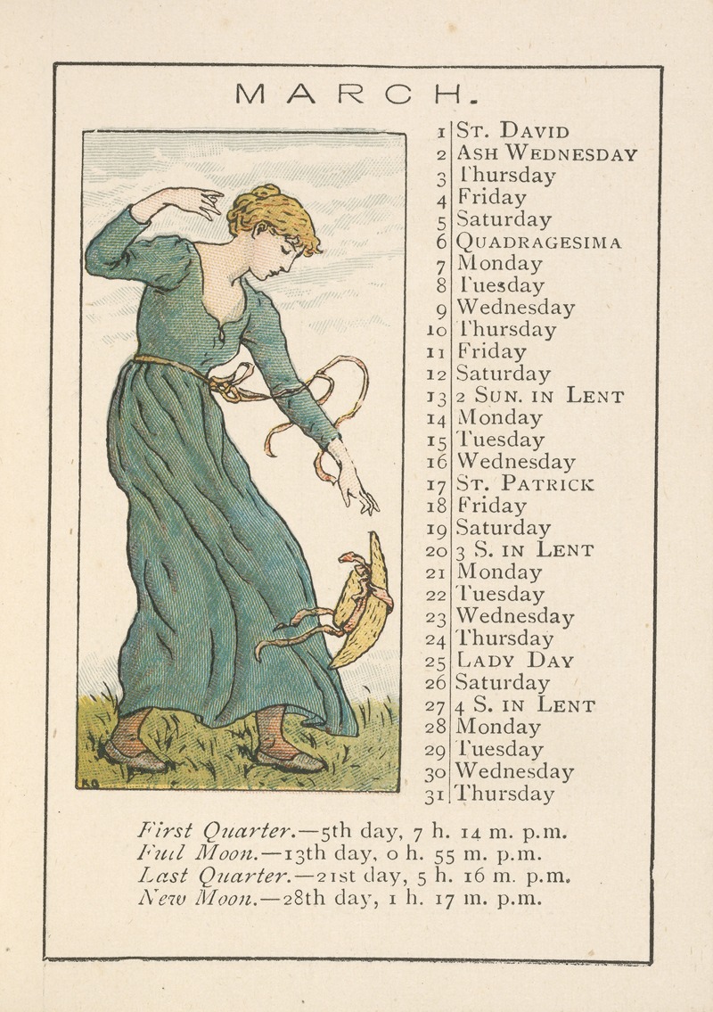 Kate Greenaway - March