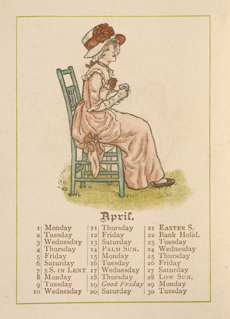Kate Greenaway - April