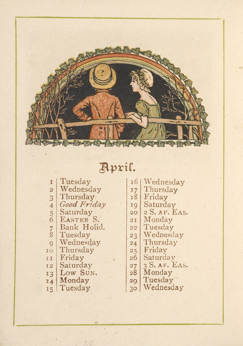 Kate Greenaway - April