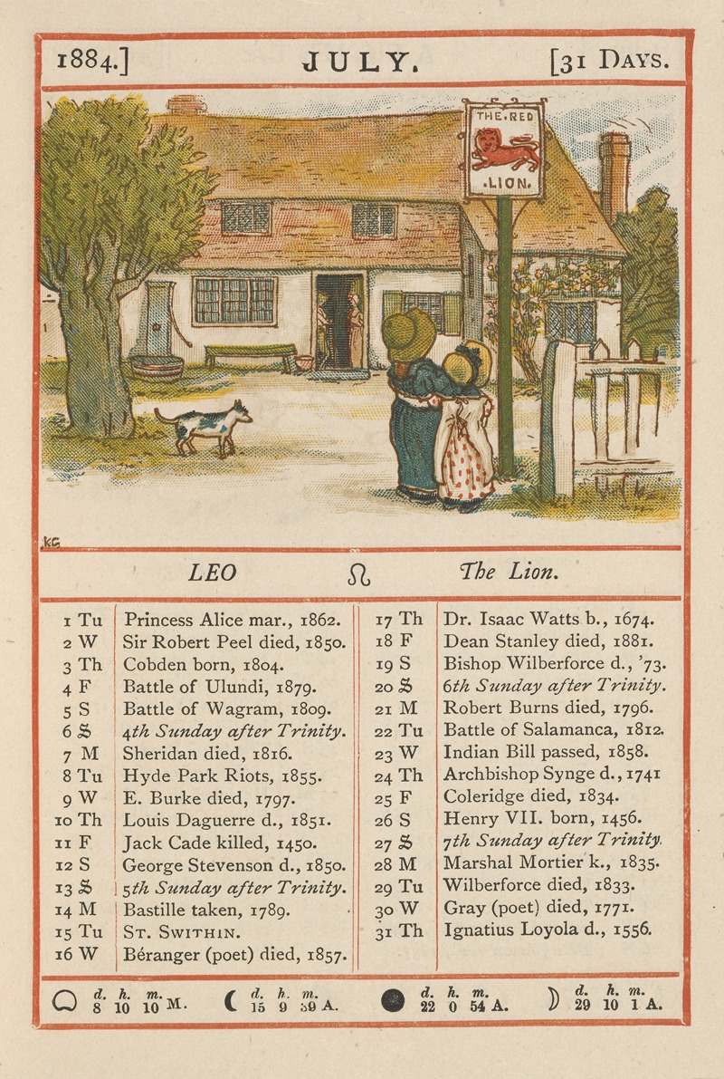 Kate Greenaway - July