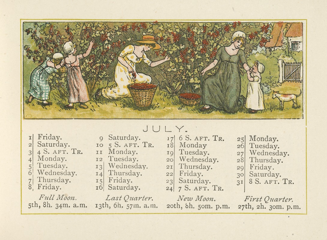 Kate Greenaway - July