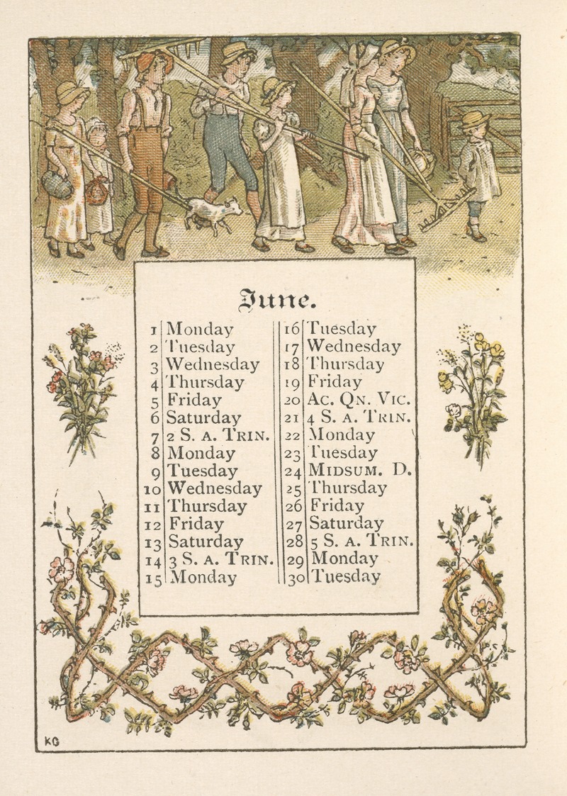 Kate Greenaway - June