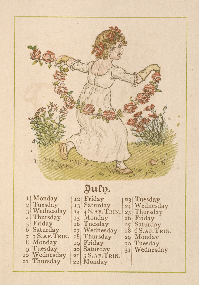 Kate Greenaway - July