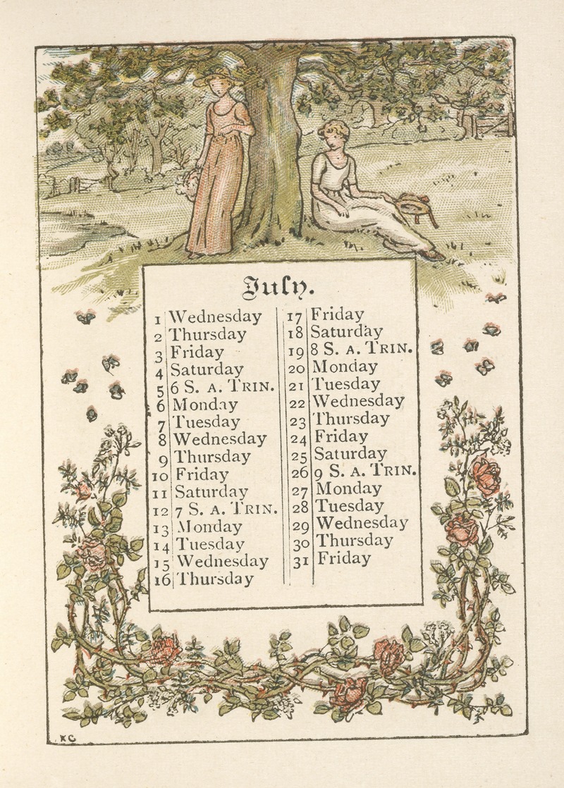 Kate Greenaway - July