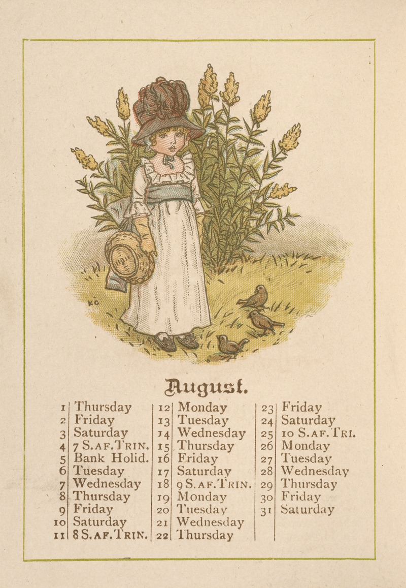 Kate Greenaway - August
