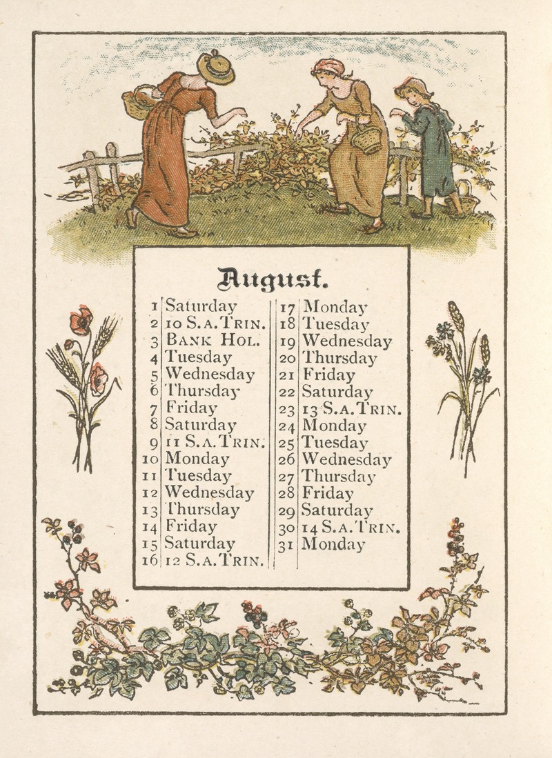 Kate Greenaway - August