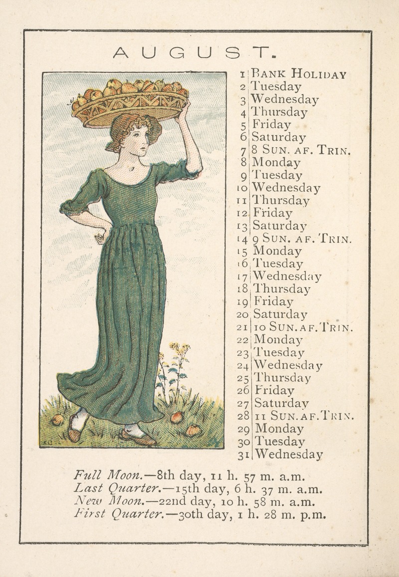 Kate Greenaway - August