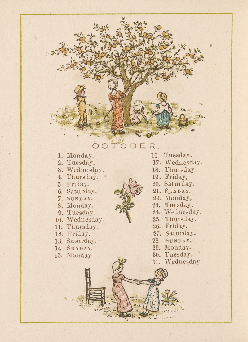 Kate Greenaway - October
