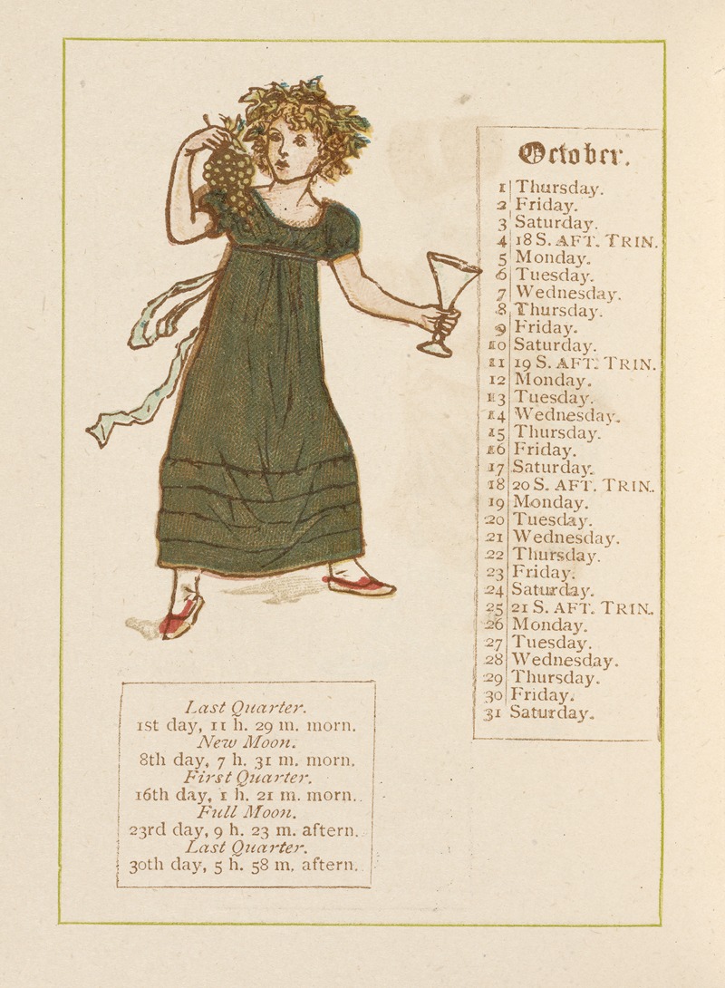 Kate Greenaway - October