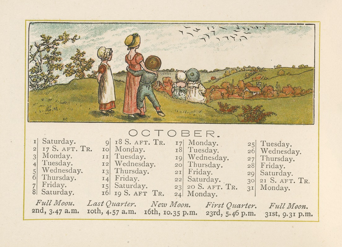 Kate Greenaway - October