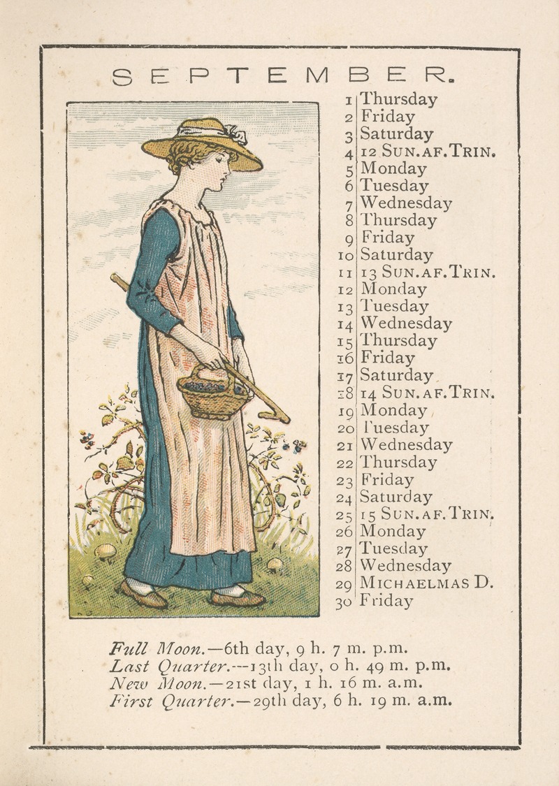 Kate Greenaway - September