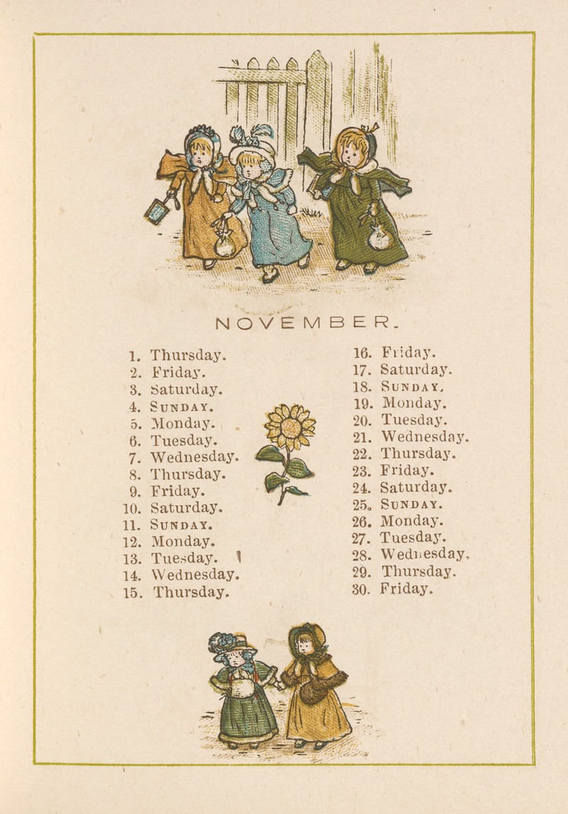 Kate Greenaway - November