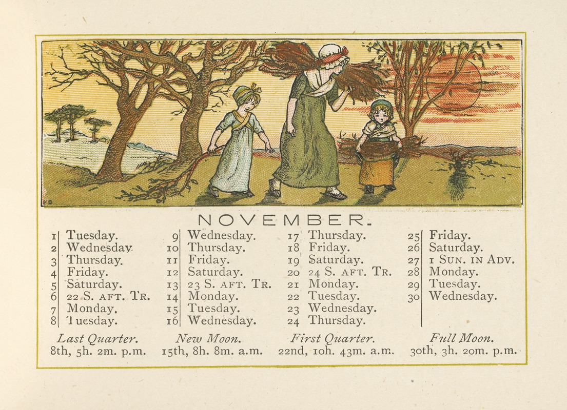Kate Greenaway - November