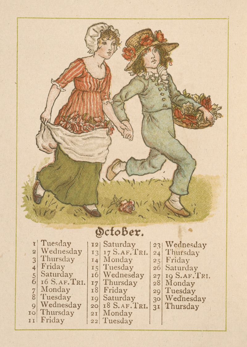 Kate Greenaway - October