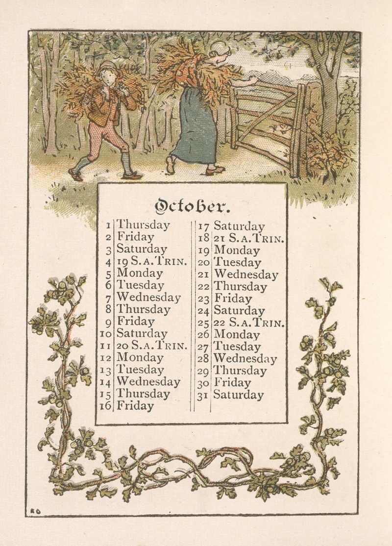 Kate Greenaway - October