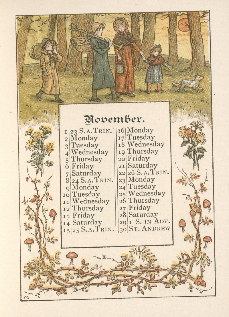 Kate Greenaway - November