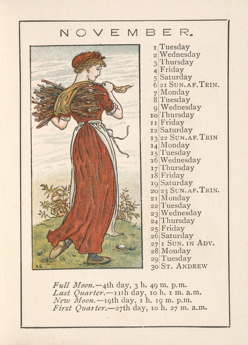 Kate Greenaway - November