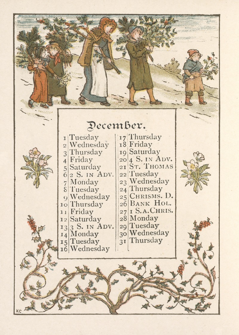 Kate Greenaway - December