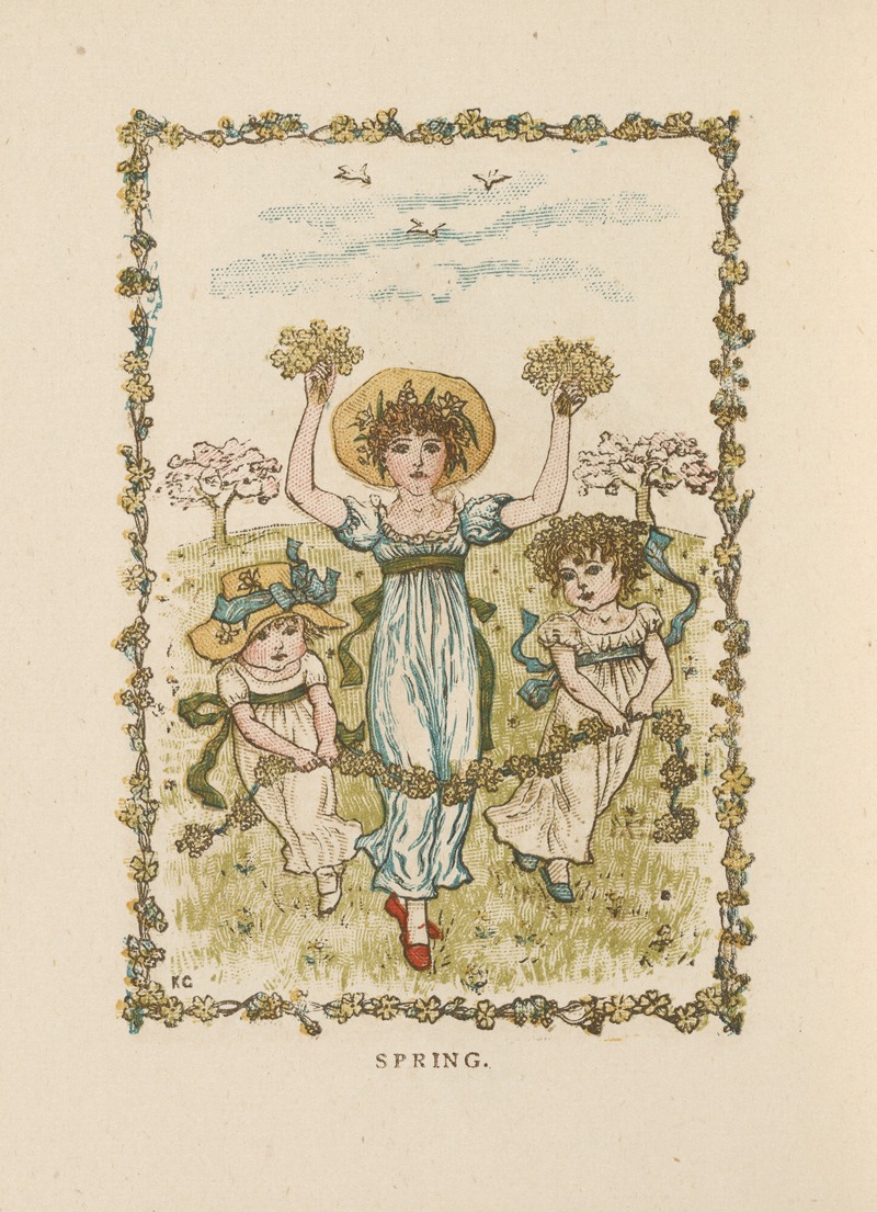 Kate Greenaway - Spring