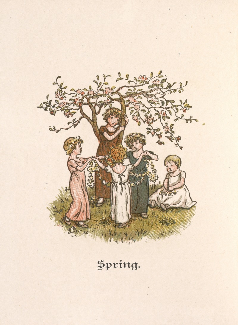 Kate Greenaway - Spring