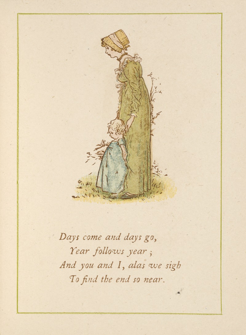 Kate Greenaway - Days come and days go…