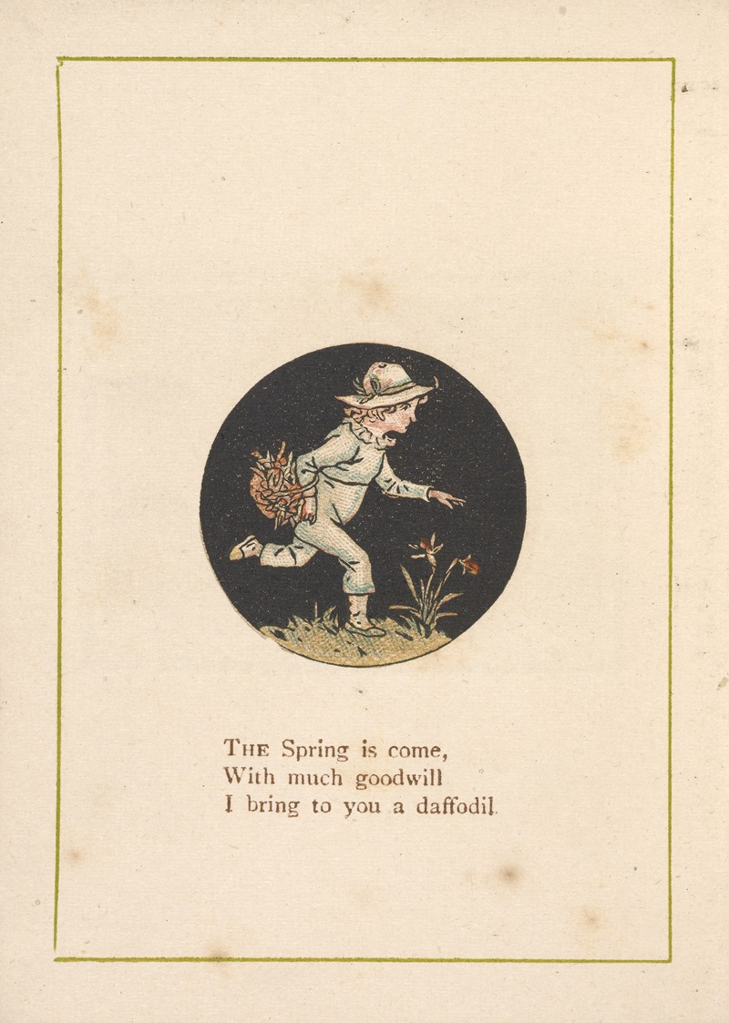 Kate Greenaway - The Spring is come…