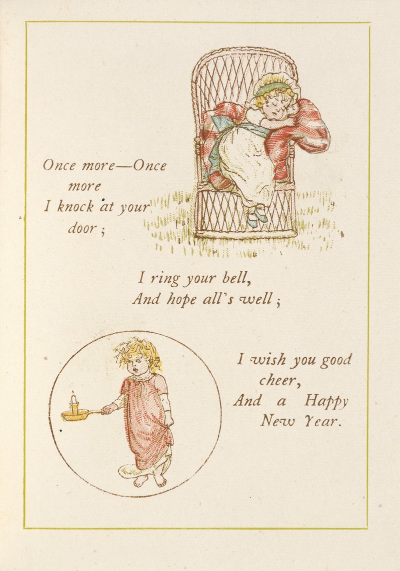 Kate Greenaway - Once more -Once more i knock at your door…