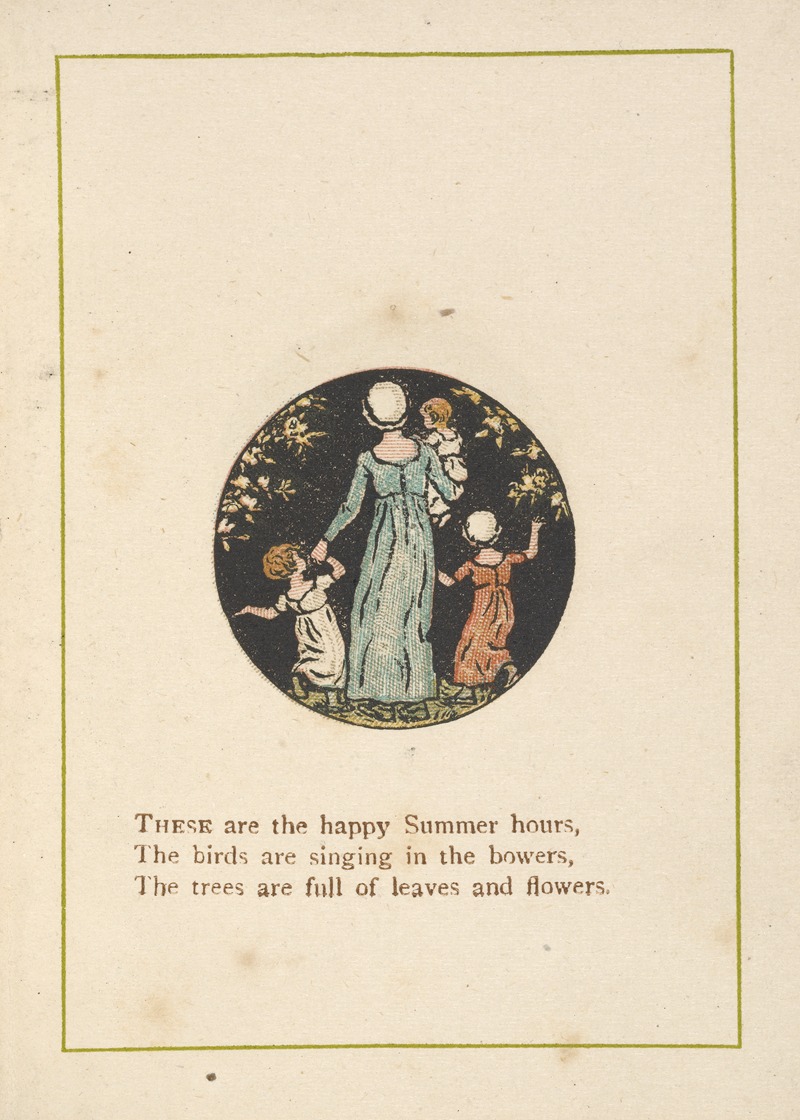 Kate Greenaway - These are the happy Summer hours…